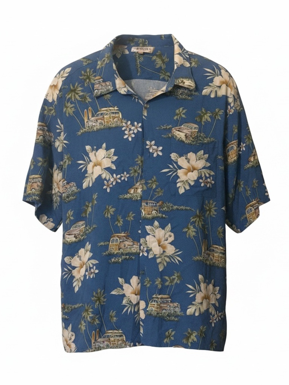 Campia Vintage Mens Hawaiian Shirt BUTTON-UP